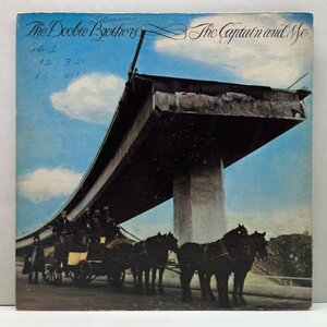 美盤!! US 米 Wマーク無し パームツリー DOOBIE BROTHERS The Captain And Me (Warner Bros. BS 2694) Long Train Runnin ほか 70's 大名盤