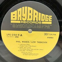 美品!! 解説シート付き JPNプレス PHIL WOODS / LEW TABACKIN Same (Baybridge UPS-2164-B) フィル・ウッズ ルー・タバキン 初の共演盤 LP_画像3