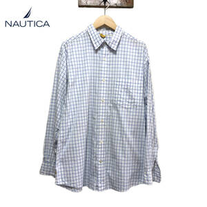 USA 古着 ノーティカ ジーンズ カンパニー コットン 長袖シャツ チェック柄 メンズL NAUTICA JEANS CO. 古着 古着卸 BG0081