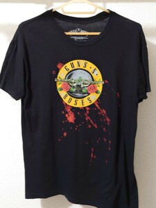 オフィシャル 古着 ユーズド 半袖 ロック バンド Tシャツ GUNS N' ROSES ガンズ・アンド・ローゼズ