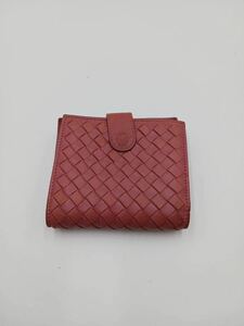 ♪ BOTTEGA VENETA ボッテガ・ヴェネタ 二つ折り財布 2つ折り財布 ピンク