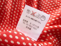 美品 Paul Smith ポールスミス ドット柄 ダブルカフス 長袖シャツ 赤 Lサイズ 日本製 即決あり！_画像8