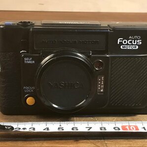 SS-1590■送料込■YASHICA FULL AUTOMATIC AUTO Focus MOTOR フィルムカメラ 383g●動作品/くATらの画像3