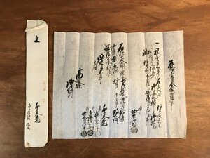 LL-6387 ■送料込■ 明治4年 高遠県御役所 本曾倉村 乍恐以書付奉願上候 長野県 高遠藩 和書 古書 古文書 /くJYら