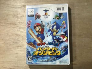 UU-850 ■送料込■ マリオ＆ソニック AT バンクーバーオリンピック スポーツ セガ 任天堂 Wii ゲーム ソフト ●記録面傷無し/くKOら