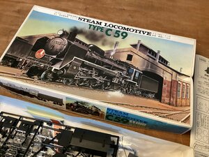 TT-1000 ■送料込■C59 蒸気機関車 STEAM LOCOMOTIVE ARII HOゲージ 汽車 列車 線路 模型 プラモデル 388g ●ジャンク扱い/くGOら