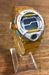 SS-1618■送料込■CASIO Baby-G ALARM CHRONOGRAPH WATER 10BAR RESIST デジタル 腕時計 1805 BGT-100 レトロ 40g●ジャンク扱い/くATら