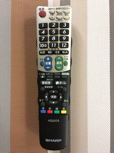 送料無料★SHARP★シャープ★純正★テレビ用リモコン★GA933WJSA★中古★動作品★返金保証あり★