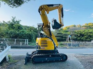 YANMAR ヤンマー 油圧ショベル 建設機械 ユンボ B3-6A Σブーム　小旋回機 3トンクラス　稼働時間:2876Hr