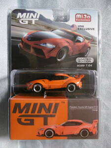 未開封新品 MINI GT 294 mijo Exclusives Pandem Toyota GR Supra V1.0 Orange