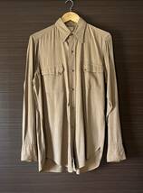 40's LEVI'S LONGHORN WESTERN SHIRT/リーバイス ロングホーン ウエスタンシャツ コヨーテ マチ付き_画像2