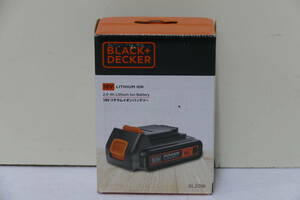 未使用品　BLACK+DECKER　リチウムイオンバッテリー　18V　BL2018