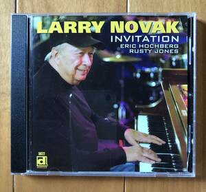 CD-Oct / delmark Records / LARRY NOVAK INVITATION / Larry Novak (p), Eric Hochberg (bass), Rusty Jones (drums) / 