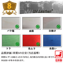 【DY.leather　正品】「A4サイズ/キャメル品質8/1.5mm」国産新品特価 ヌメ革はぎれきなり　キャメル　タンニンなめし~送料無料~_画像3