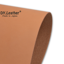 【DY.leather　正品】「A4サイズ/キャメル品質8/1.5mm」国産新品特価 ヌメ革はぎれきなり　キャメル　タンニンなめし~送料無料~_画像2