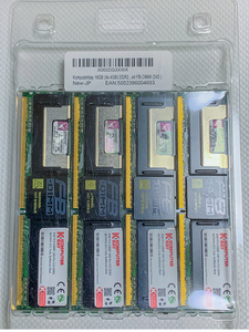 【開放済み未使用未通電、新品同様】Komputerbay 16GB (4x 4GB) DDR2 PC2-5300F 667MHz CL5 ECC Fully Buffered FB-DIMM (240 ピン) 