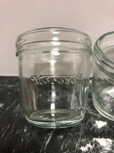 モロゾフの小さいガラス製プリンカップ×4個 大カップ×3
