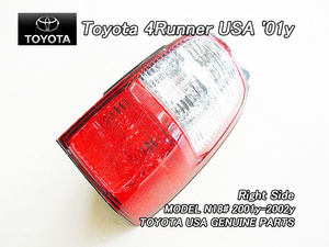 サーフN18#後期/TOYOTA/トヨタ4RUNNER純正USテールライト右側レンズ(01-02y)/USDM北米仕様N180N185ハイラックスUSA4ランナー米国リアランプ