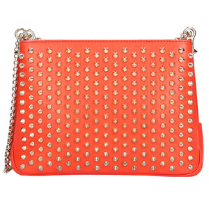  Christian Louboutin Christian Louboutintoli ruby shoulder bag car f orange lady's used beautiful goods 