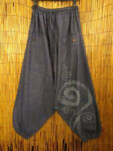 [SALE]⑪ new goods * man and woman use *. to coil print * cotton material * neat Silhouette * sarouel pants 