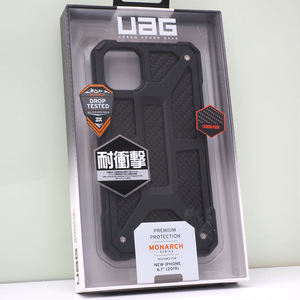 Apple iPhone 11 6.1インチ用 URBAN ARMOR GEAR (UAG) 米軍MIL規格クリア プレミアム耐衝撃ケース Monarch カーボンF 国内正規品 未開封品