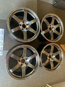 在庫あり【4本価格】 TE37SAGA SL 18×9.5J +45 5H-114.3 FACE-4 ハブ径 φ73.1