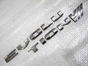 * редкий Evolution Ⅶ MITSUBISHI Lancer Evolution 7 Mitsubishi LANCER EVOLUTION задний Logo эмблема 1 пункт старый машина б/у 