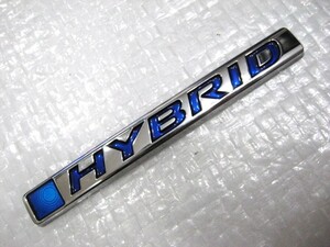 ★希少 ハイブリッド HYBRID 小エンブレム HONDA ヴェゼル? RU3? 取付車種&型式不明 ロゴ リア エンブレム 1点 旧車 中古