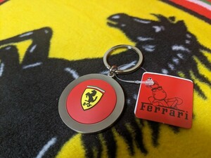 ★新品未使用!! フェラーリ NICI キーホルダー キーリング レッド Ferrari F355 360 F430 458 488 F8 F12 812 599 ★