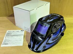 山本光学 液晶溶接面 LC-700 ヘッドギアタイプ 自動遮光面 中古品 難あり 手渡しOK 奈良大阪