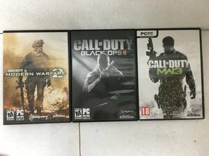 ★☆E505 Windows 海外版 CALL OF DUTY コール オブ デューティ ブラックオプス モダン・ウォ-フェア2 モダン・ウォ-フェア3 3本セット☆★