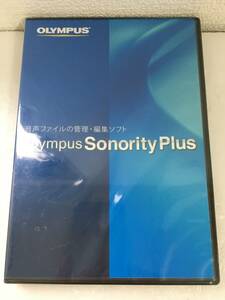 ●○E599 未開封 OLYMPUS Olympus Sonority Plus 音声ファイルの管理 編集ソフト○●