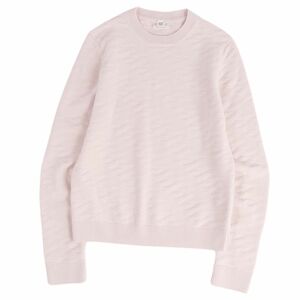  ultimate beautiful goods Hermes HERMES knitted 2022SS sweater pull over H Logo wool tops lady's 38(M corresponding ) pink cg10er-rm05e26091