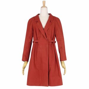  See by Chloe SEE BY CHLOE coat double breast plain cotton outer lady's F36(S corresponding ) red cg10dr-rm04f06916