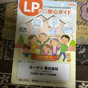 LPガス　安心ガイド　冊子　保存版　チラシ　説明書
