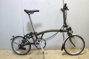 人気カラー!!■BROMPTON ブロンプトン S6L Black Lacquer 16インチ折り畳みミニベロ ORIGINAL 1X6S 2021年 美品