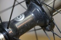 値下げ! ○Campagnolo カンパニョーロ BORA ONE 50 シマノフリー 11s対応 チューブラー ダークラベル カーボンホイールセット 美品_画像4