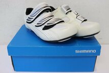 ▲SHIMANO シマノ SH-WR35 EU37 サイズ23.2cm ROAD/MTB兼用 ビンディングシューズ 美品_画像1