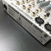  BEHRINGER EURORACK UB802 ベリンガー アナログミキサー アダプター付き_画像7