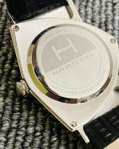 N-16003 HAMILTON ハミルトン ベンチュラ H24411732 QZ クォーツ 腕時計 革ベルト メンズ 稼働品_画像6