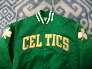 ボストン セルティックス 緑ジャンパー 極美品 L NBA Boston Celtics STARTER製 スターター