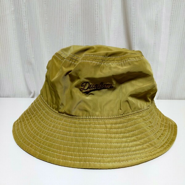 未使用 DUALISM デュアリズム SCRIPT LOGO BUCKET HAT スクリプトロゴ バケットハット 帽子 ワンサイズ サンド