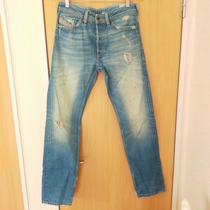 DIESEL ディーゼル WASH 008X2 KOOLTER デニムパンツ ジーンズ ジーパン レギュラースリムテーパード W29 L30 インディゴブルー