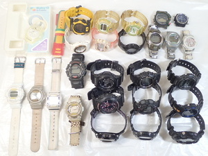 10183[T]CASIOカシオ/G-SHOCK/Baby-G/腕時計/２５点/ジャンク/DW-6100 GA-201 GW-2310 DW-9052 G-5600E