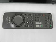 [Q9711]SONY/ソニー VHSビデオデッキ リモコン付 SLV-FX11_画像2