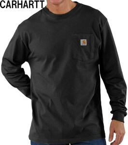 Carhartt L/S Pocket T-Shirt Black M Tシャツ