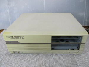 ●NEC PC-9801VX21●FDD（FD1155D）2台共なし●新品バックアップ電池交換●MS-DOS立上げを確認済み● 