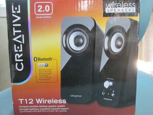 【Creative T12 Wireless】ワイヤレススピーカー クリエイティブ【Bluetooth】
