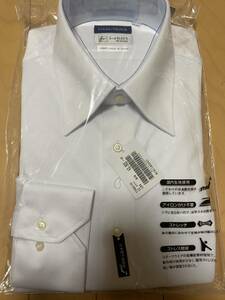 新品未開封　HARUYAMA ハルヤマ　日本生地　ワイシャツ　Lサイズ　ノーアイロン　長袖 ホワイト