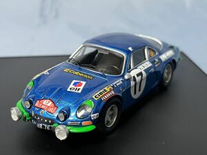  Trofeu made alpine Renault A110 1600S (#17) 1972 year Monte Carlo 1/43